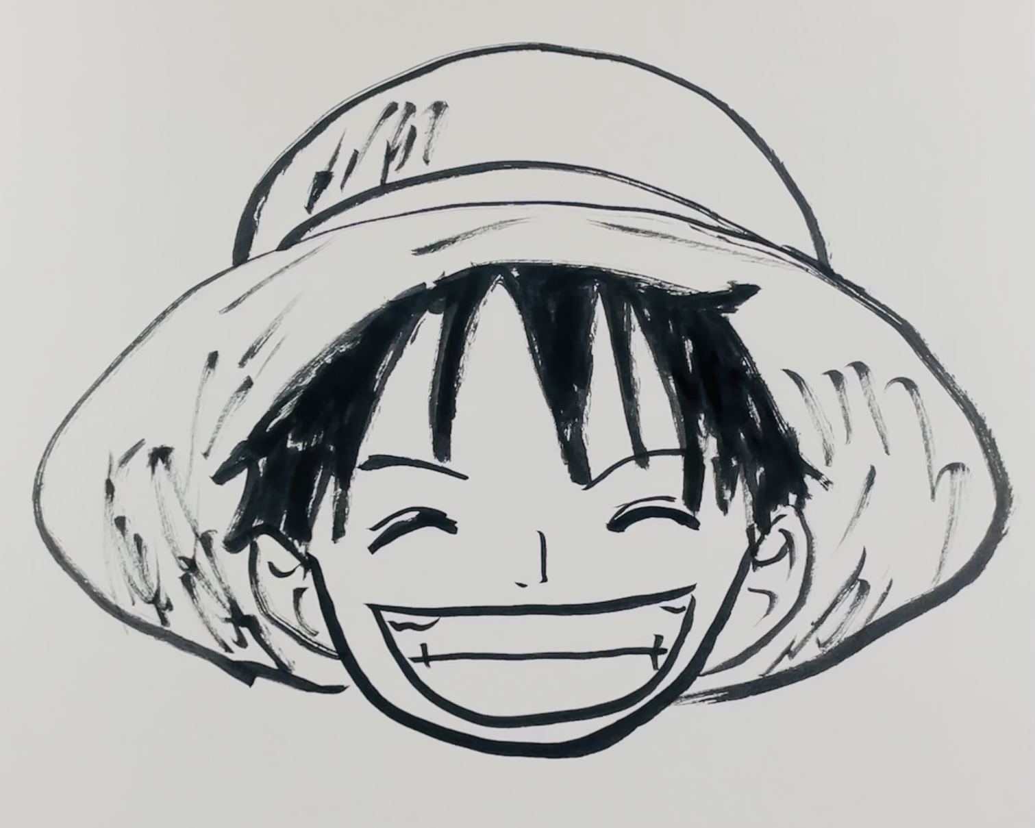 誰でも描ける ルフィの描き方 One Piece つっしーのブログ